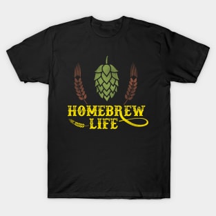 Homebrew Life Craft Beer Home Brewing T-Shirt